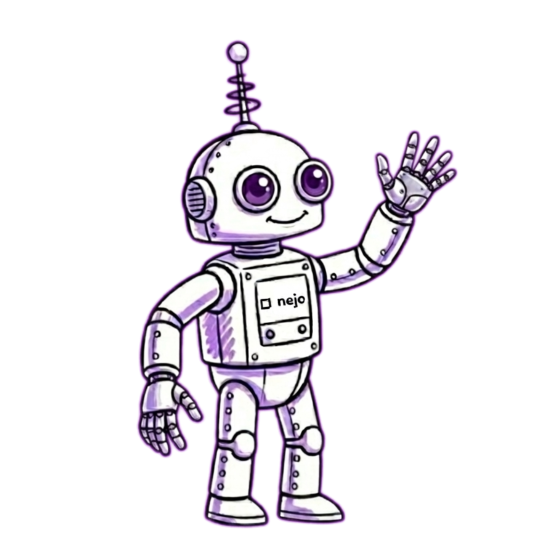 Nejo Roboter-Maskottchen